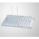 Perforowany kosz na okłady do podgrzewacza WTB 10 – stalowa konstrukcja z przegrodami.